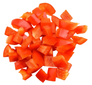 capsicum red chopped freshleaf uae