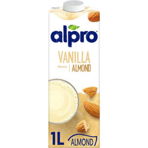 alpro almond arik vanilla flavour 1ltr freshleaf dubai uae