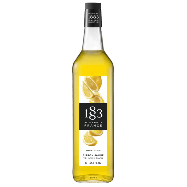 1883 Yellow Lemon syrup