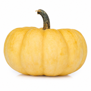 Carmelita Pumpkin whole pumpkin on a white background